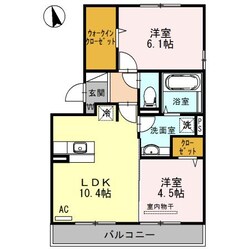 中津駅 徒歩25分 3階の物件間取画像